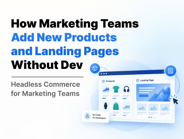 How Marketing Teams Add New Products and Landing Pages Without Dev